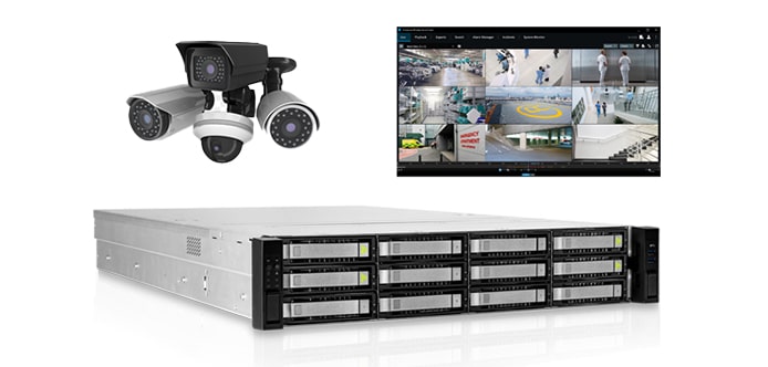 سرور دوربین های تحت شبکه با فضای ذخیره سازی زیاد